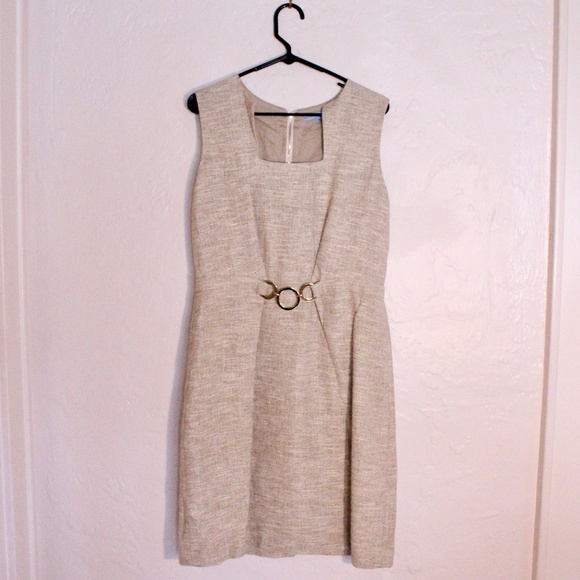 ANTONIO MELANI Dresses & Skirts - Antonio Melani light brown gold cocktail dress